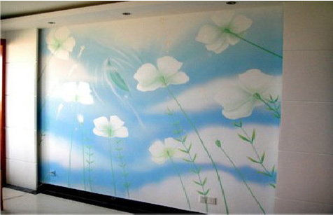 紫阳县画墙绘怎么画好白云的蓬松感？