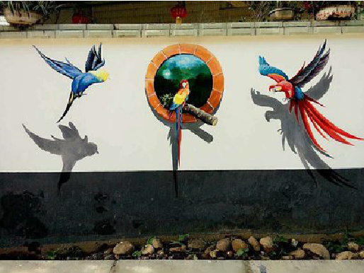 紫阳县视觉错位-3D墙绘设计