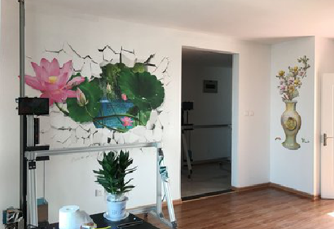 紫阳县墙体彩绘相比墙纸的优势。