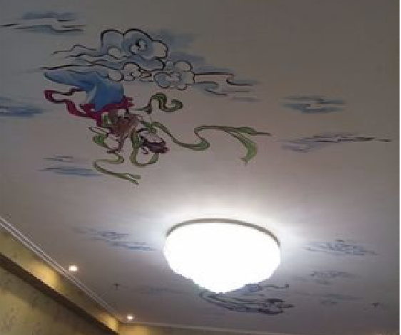紫阳县如何快速绘制天花板上的手绘墙？