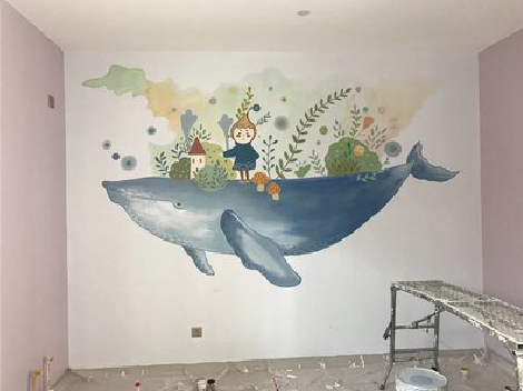 紫阳县手绘墙的特点及优势。